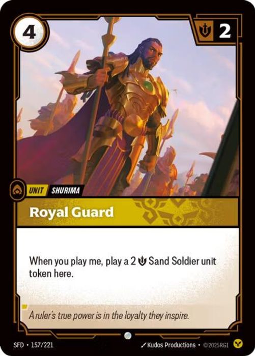157/221 C Royal Guard