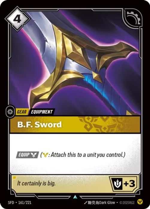 161/221 U B.F. Sword