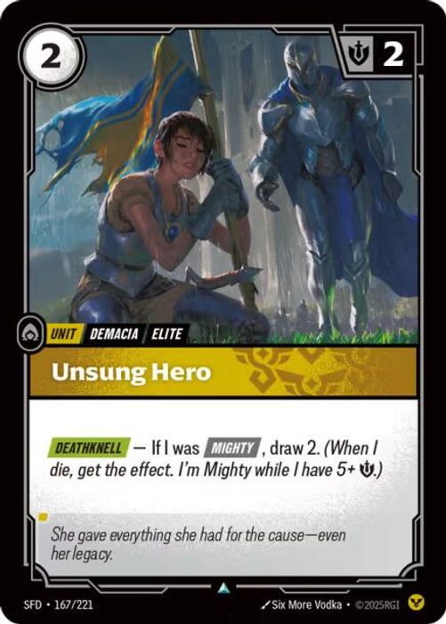 167/221 U Unsung Hero