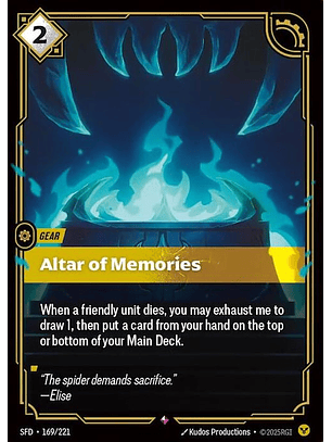 169/221 R Altar of Memories