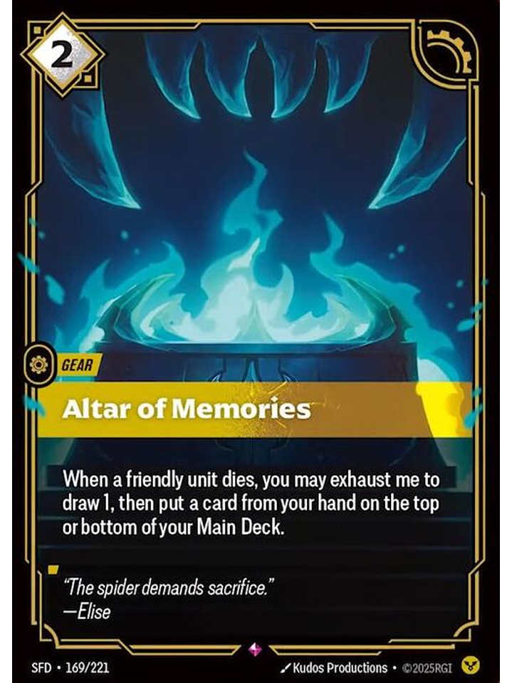 169/221 R Altar of Memories 1