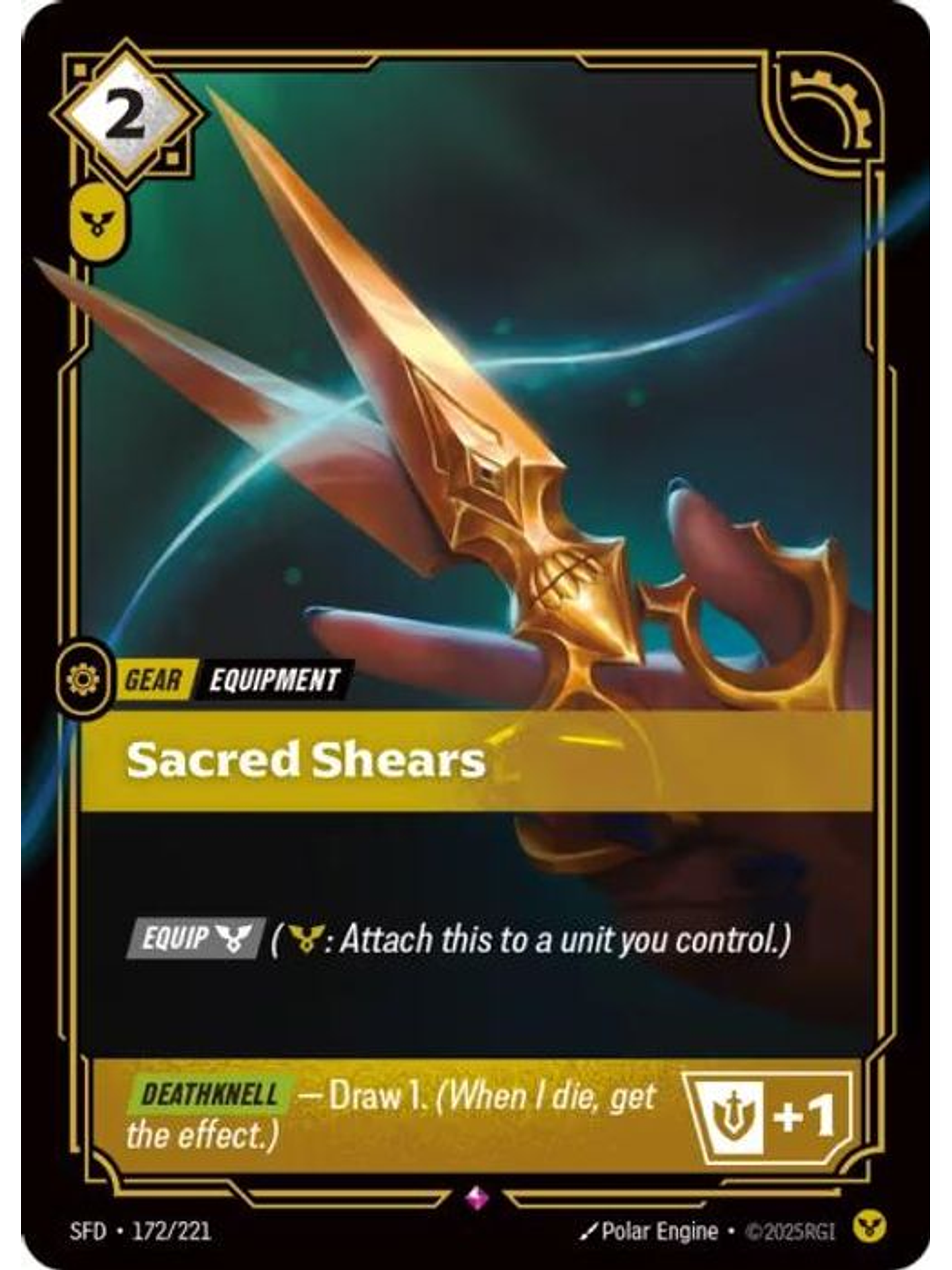 172/221 R Sacred Shears 1