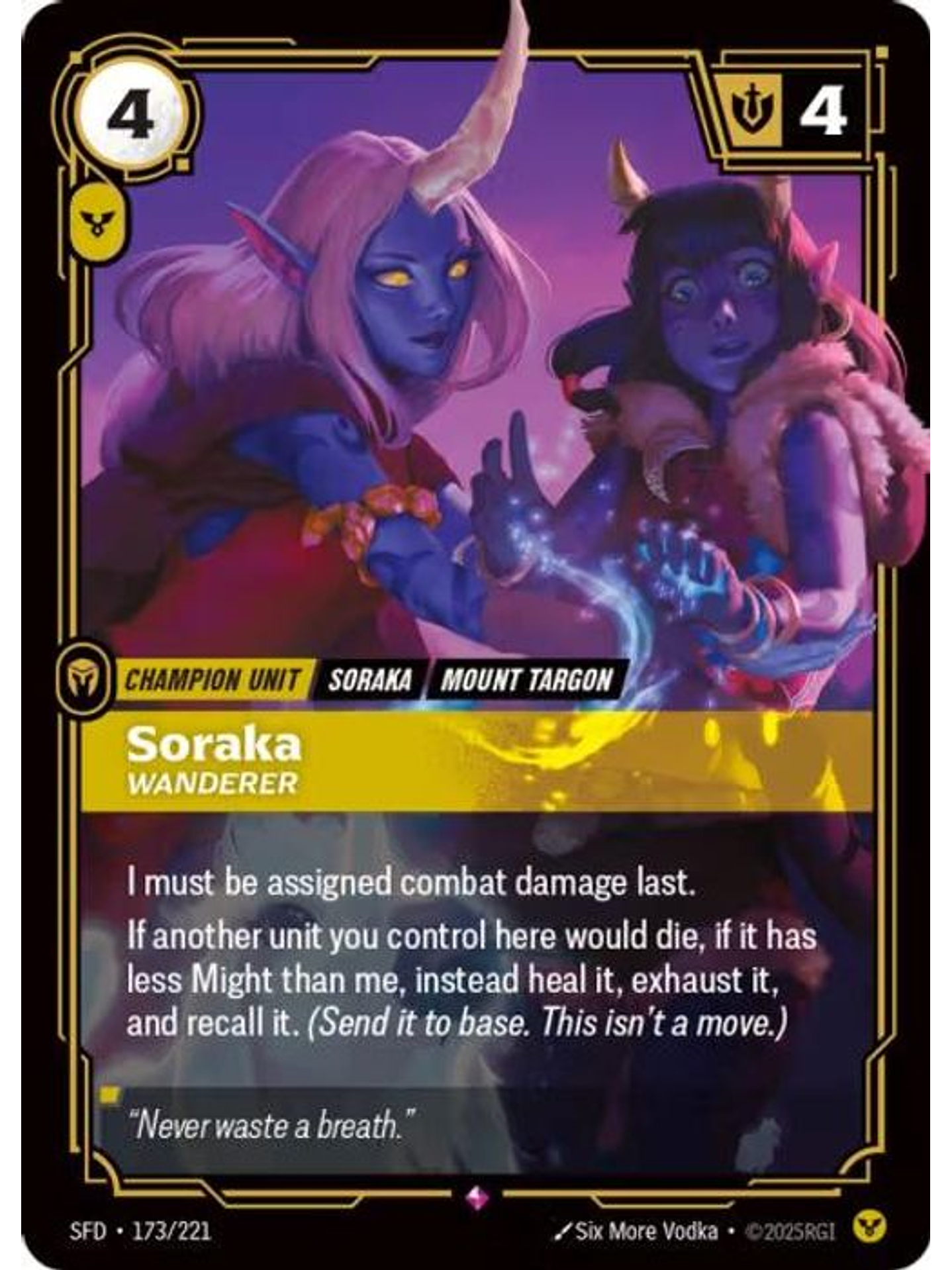 173/221 R Soraka - Wanderer 1