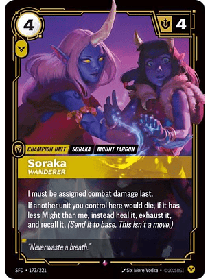 173/221 R Soraka - Wanderer