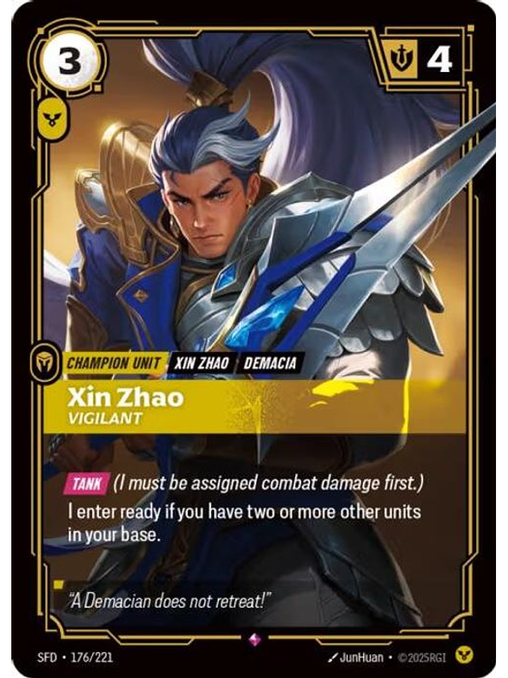 176/221 R Xin Zhao - Vigilant 1