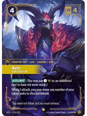 177a/221 (Alternate Art) Azir - Sovereign