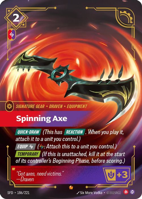 186/221 Epic Spinning Axe