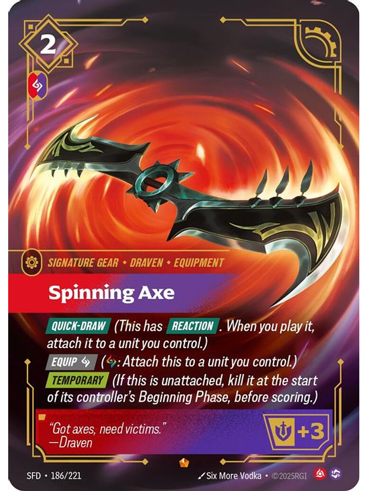 186/221 Epic Spinning Axe 1