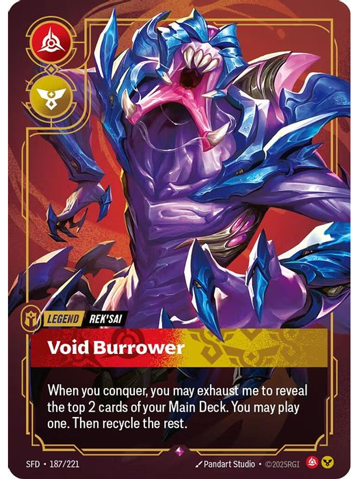 187/221 R Rek'sai - Void Burrower 1