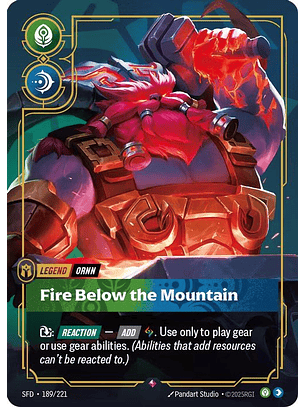 189/221 R Ornn - Fire Below the Mountain