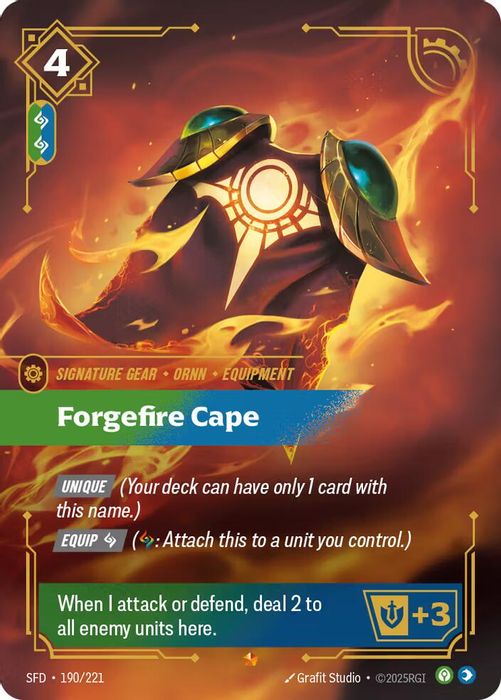190/221 Epic Forgefire Cape