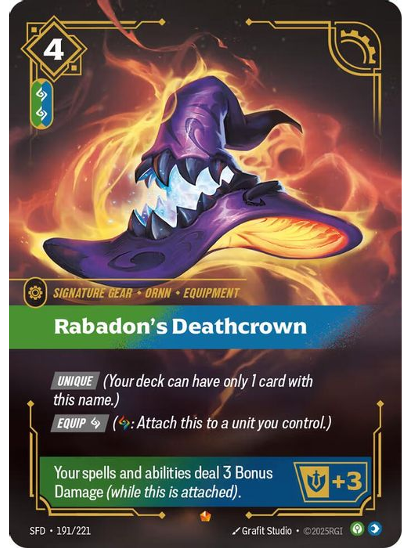 191/221 Epic Rabadon's Deathcrown 1