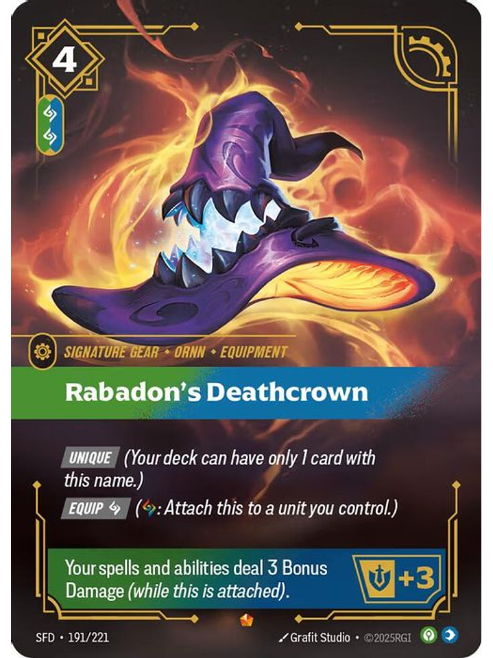 191/221 Epic Rabadon's Deathcrown 1