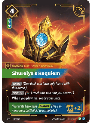 192/221 Epic Shurelya's Requiem