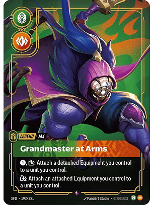 193/221 R Jax - Grandmaster At Arms