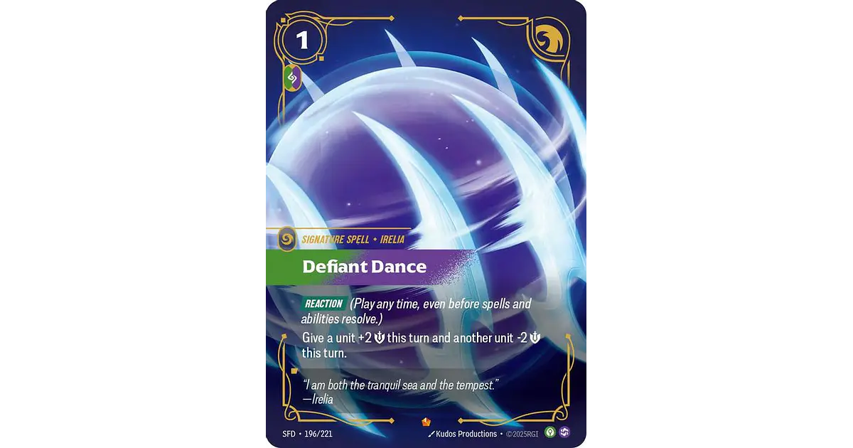 196/221 Epic Defiant Dance