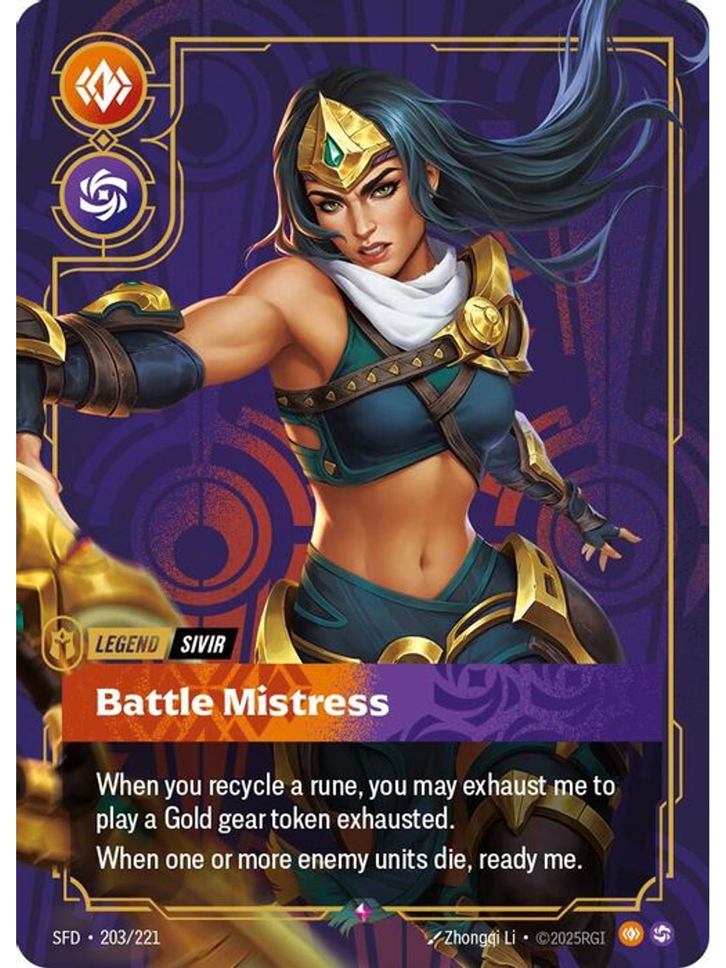 203/221 R Sivir - Battle Mistress 1