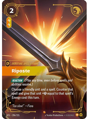 206/221 Epic Riposte