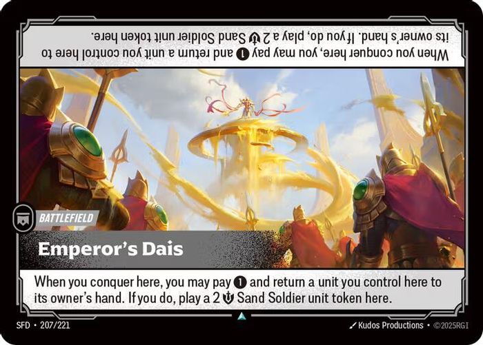 207/221 U Emperor's Dais