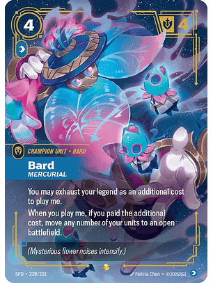 228/221 (Alternate Art) Bard - Mercurial (Overnumbered)