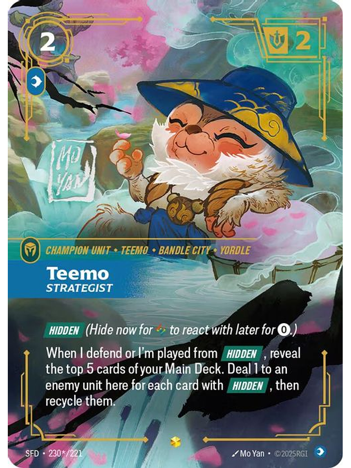 230*/221 (Alternate Art) Teemo - Strategist (Signature) 1