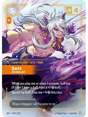 232*/221 (Alternate Art) Sett - Brawler (Signature)