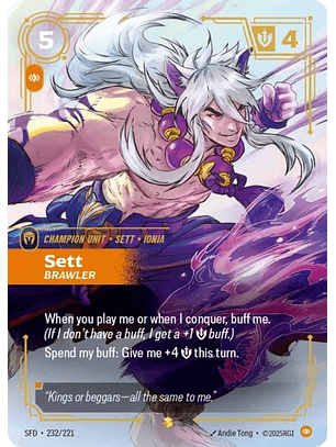 232/221 (Alternate Art) Sett - Brawler (Overnumbered)