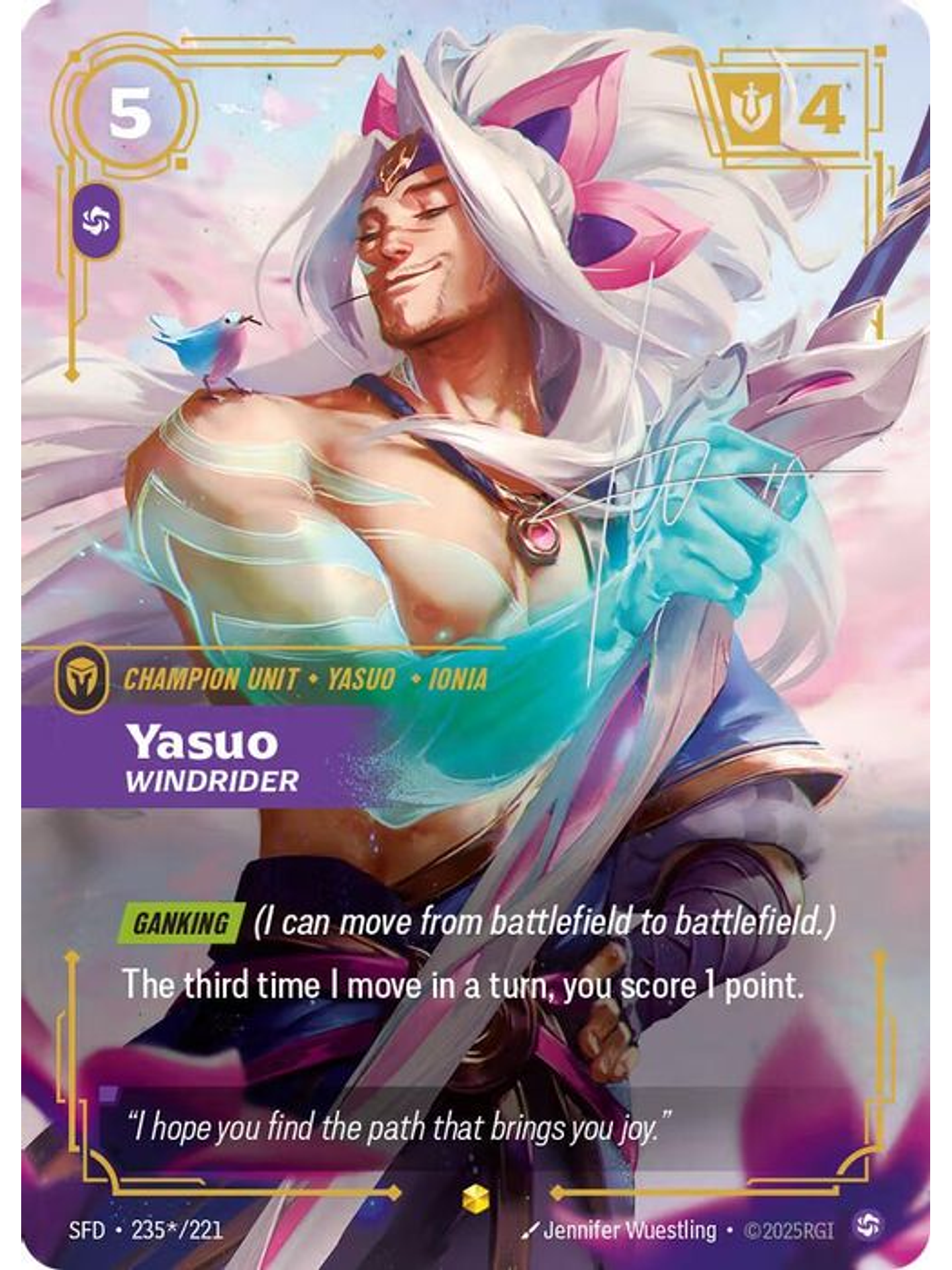 235*/221 (Alternate Art) Yasuo - Windrider (Signature) 1