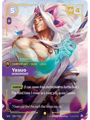 235*/221 (Alternate Art) Yasuo - Windrider (Signature)
