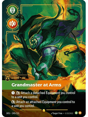 245/221 (Alternate Art) Jax - Grandmaster At Arms (Overnumbered)