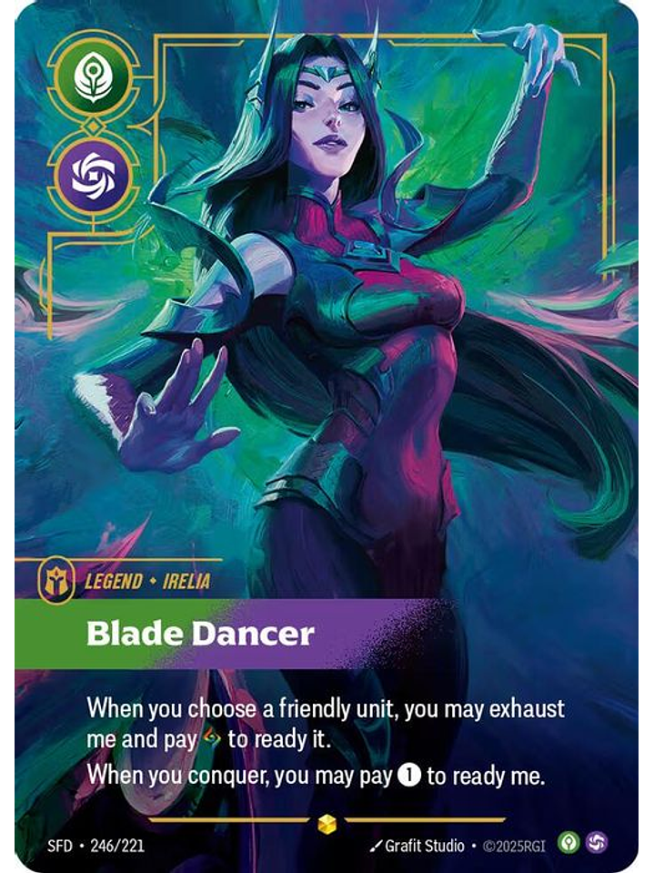 246/221 (Alternate Art) Irelia - Blade Dancer (Overnumbered) 1