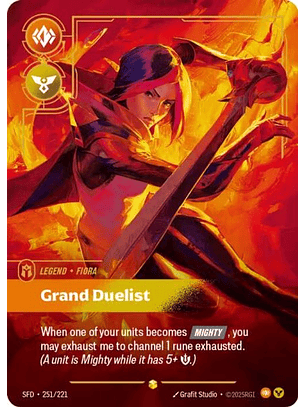 251/221 (Alternate Art) Fiora - Grand Duelist (Overnumbered)