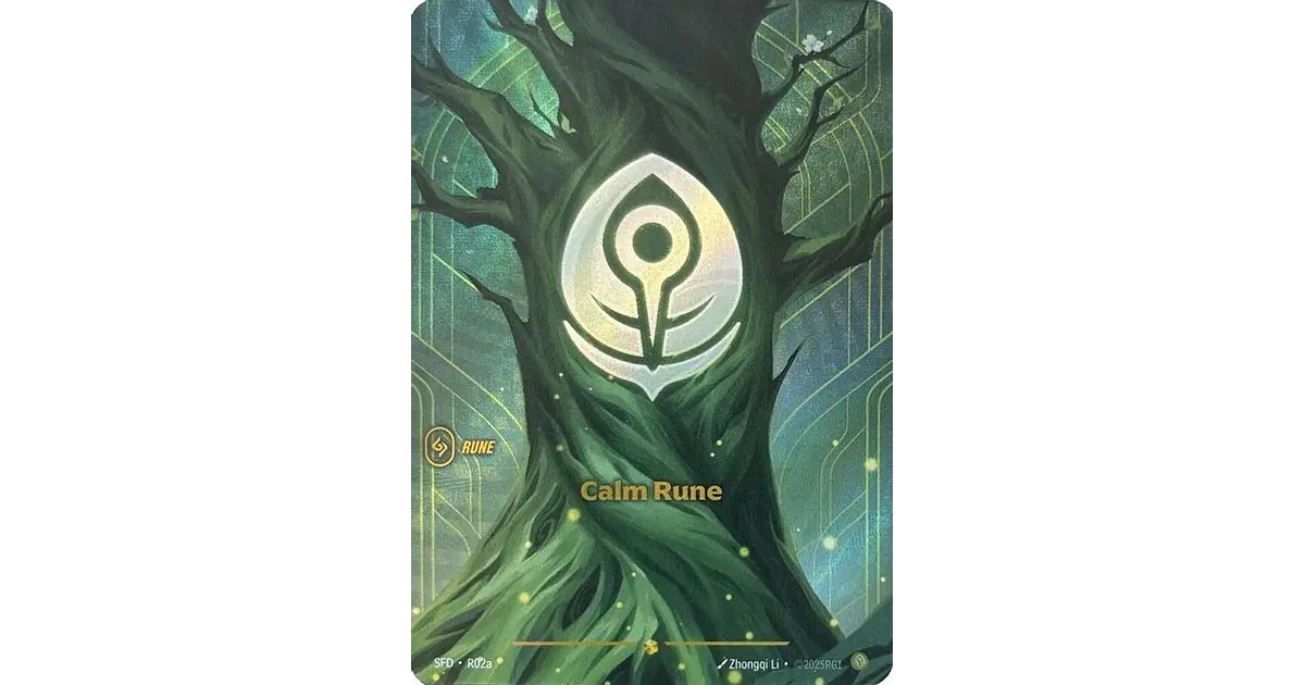R02 (Alternate Art) Calm Rune