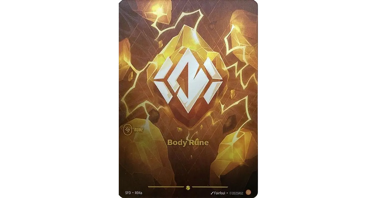 R04 (Alternate Art) Body Rune