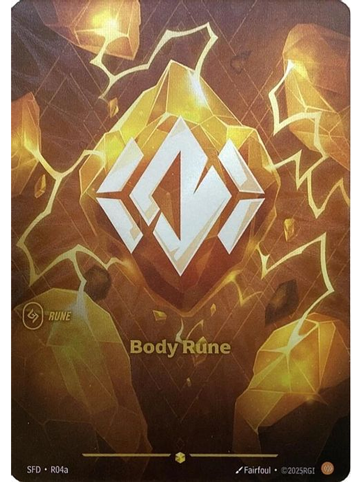 R04 (Alternate Art) Body Rune 1