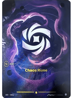R05 (Alternate Art) aChaos Rune