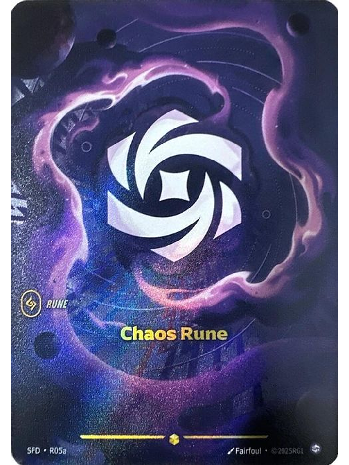 R05 (Alternate Art) Chaos Rune 1