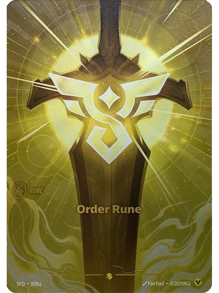 R06 (Alternate Art) aOrder Rune 1