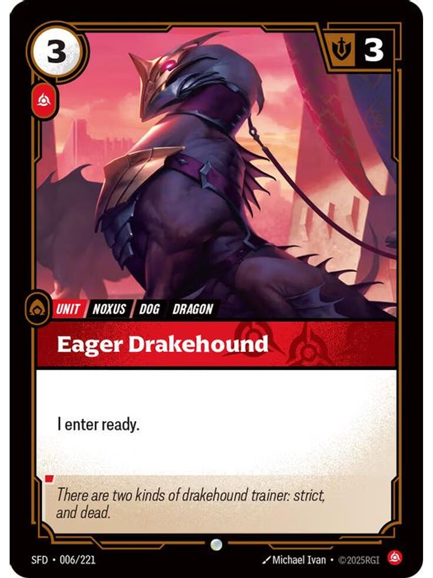 006/221 C Eager Drakehound (FOIL) 1