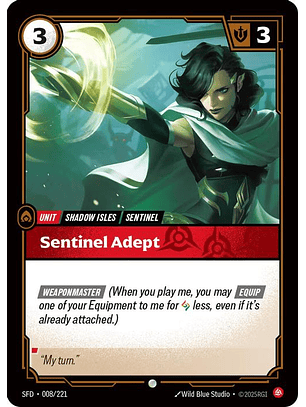 008/221 C Sentinel Adept (FOIL)