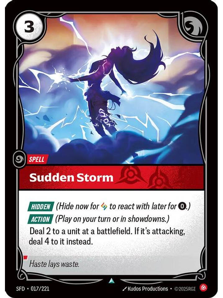 017/221 U Sudden Storm (FOIL) 1