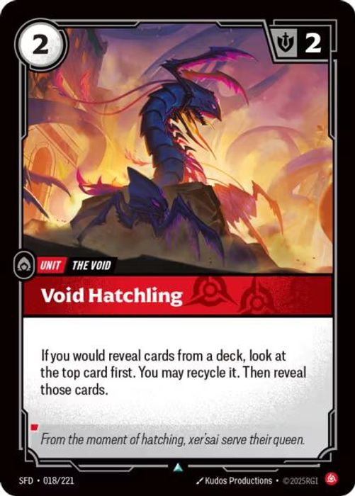 018/221 U Void Hatchling (FOIL)