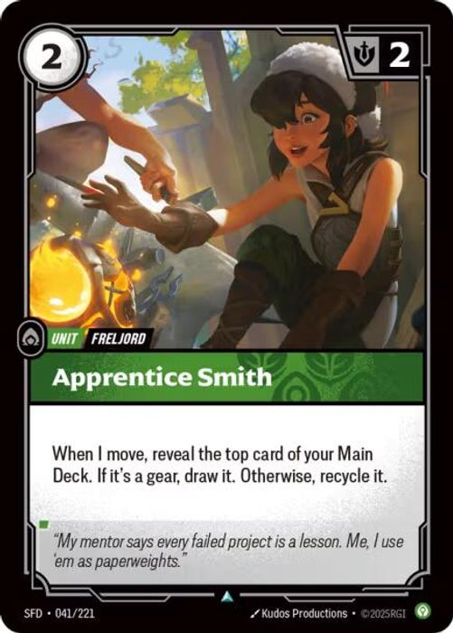 041/221 U Apprentice Smith (FOIL)