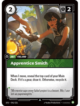 041/221 U Apprentice Smith (FOIL)