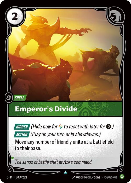 043/221 U Emperor's Divide (FOIL)