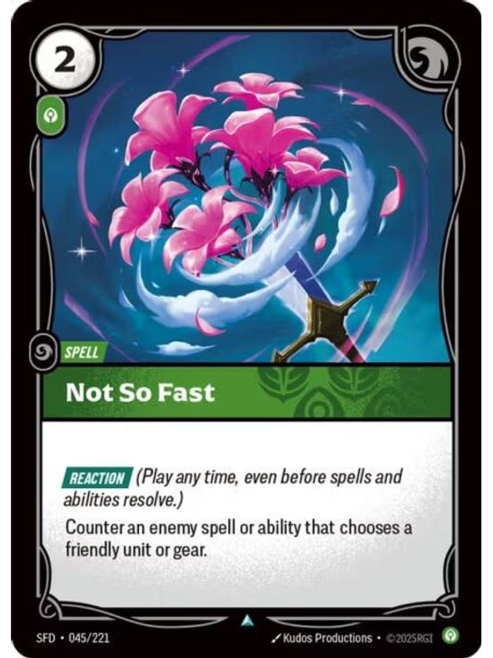 045/221 U Not So Fast (FOIL) 1