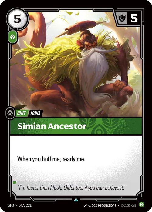 047/221 U Simian Ancestor (FOIL)