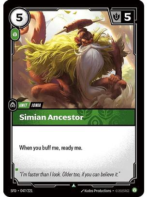 047/221 U Simian Ancestor (FOIL)