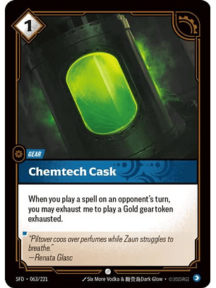 063/221 C Chemtech Cask (FOIL)