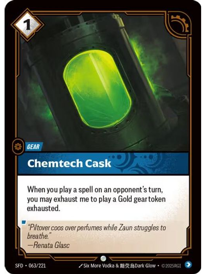 063/221 C Chemtech Cask (FOIL) 1